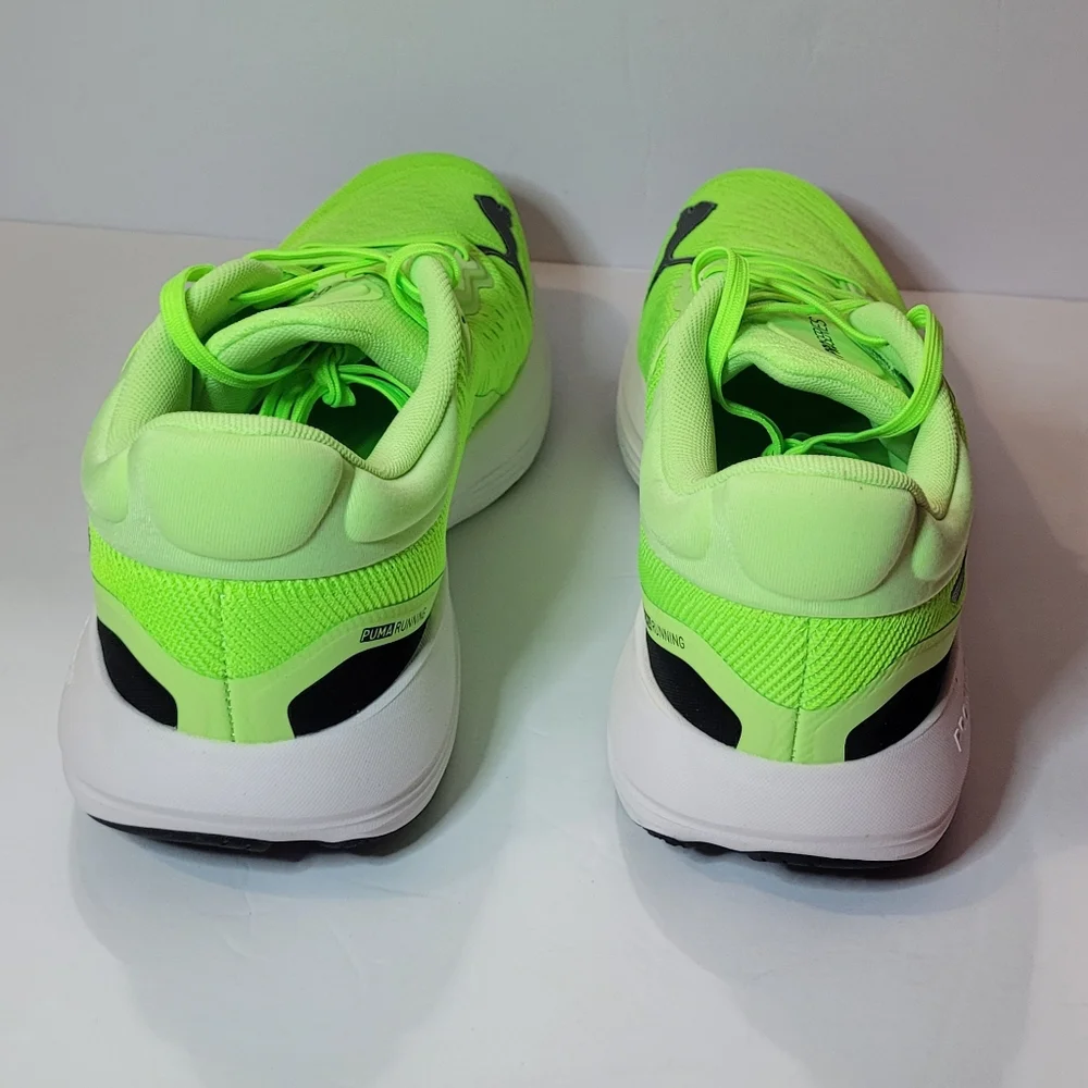Puma Scend Pro Neon Green Running Shoes Mens Size 9.5